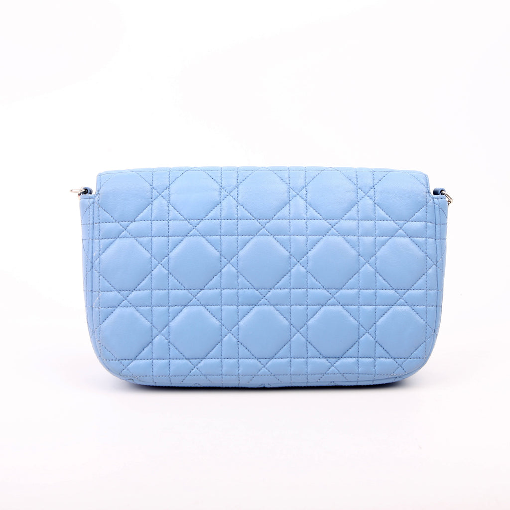 Miss Dior Wallet On Chain Blue