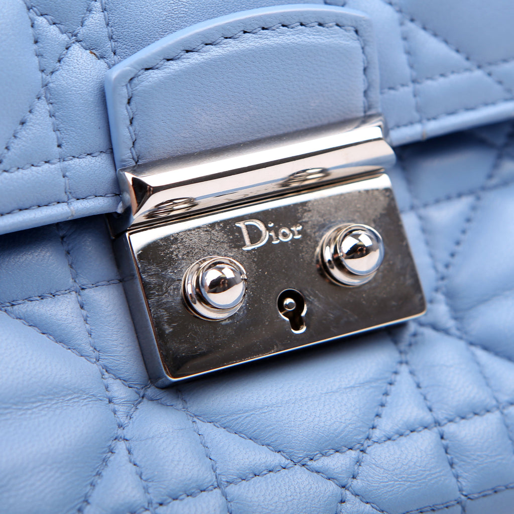 Miss Dior Wallet On Chain Blue