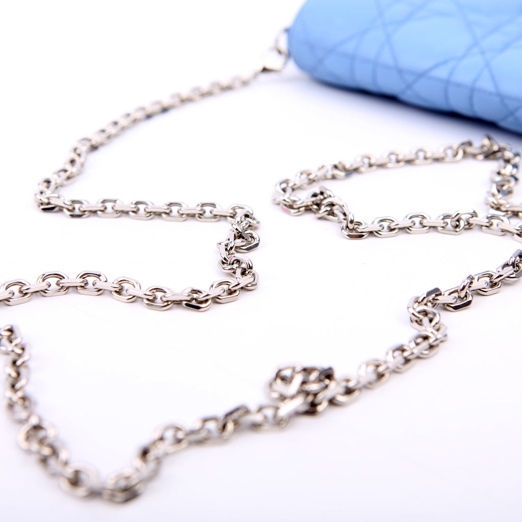 Miss Dior Wallet On Chain Blue