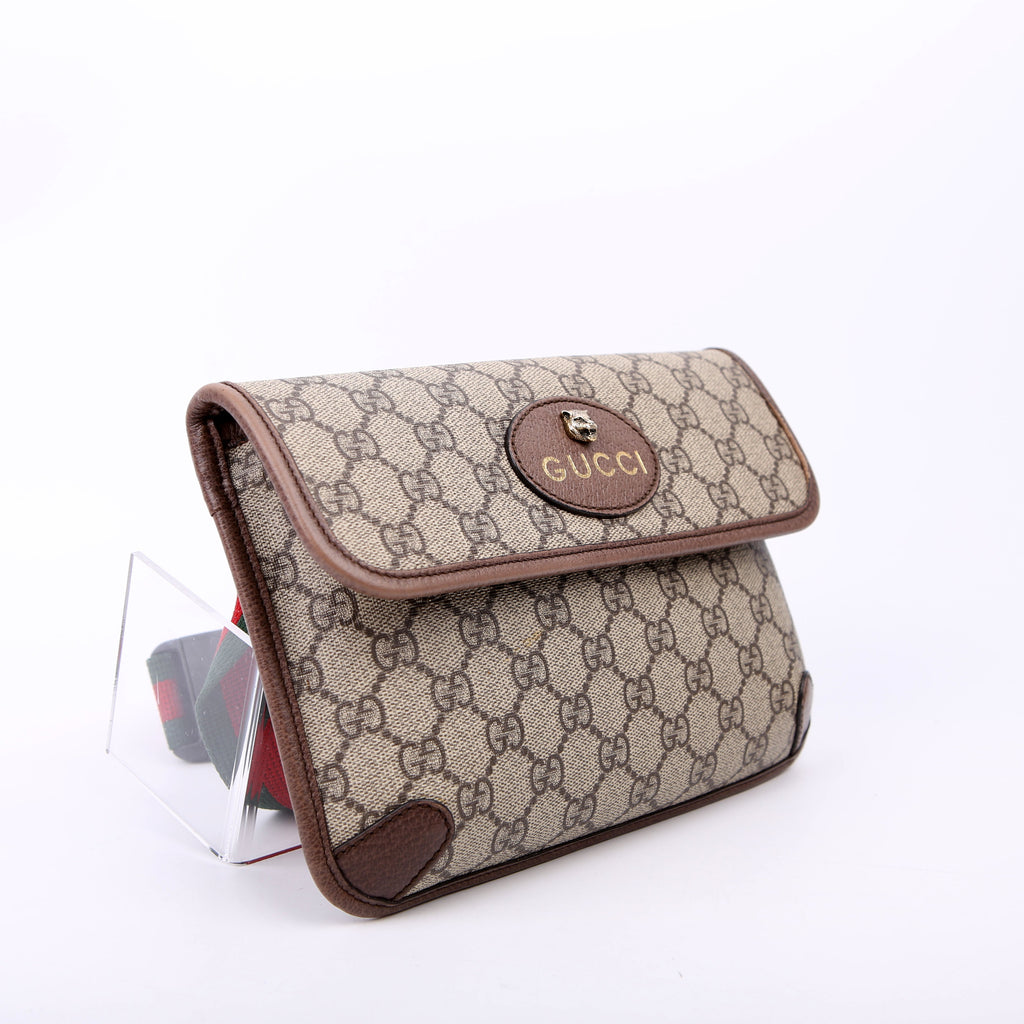 493930 GG Supreme Neo Web Belt