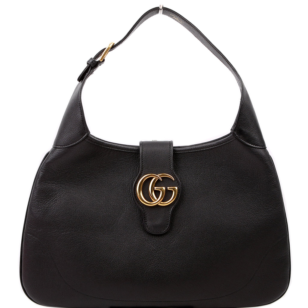 726274 Aphrodite Medium Shoulder Bag Black