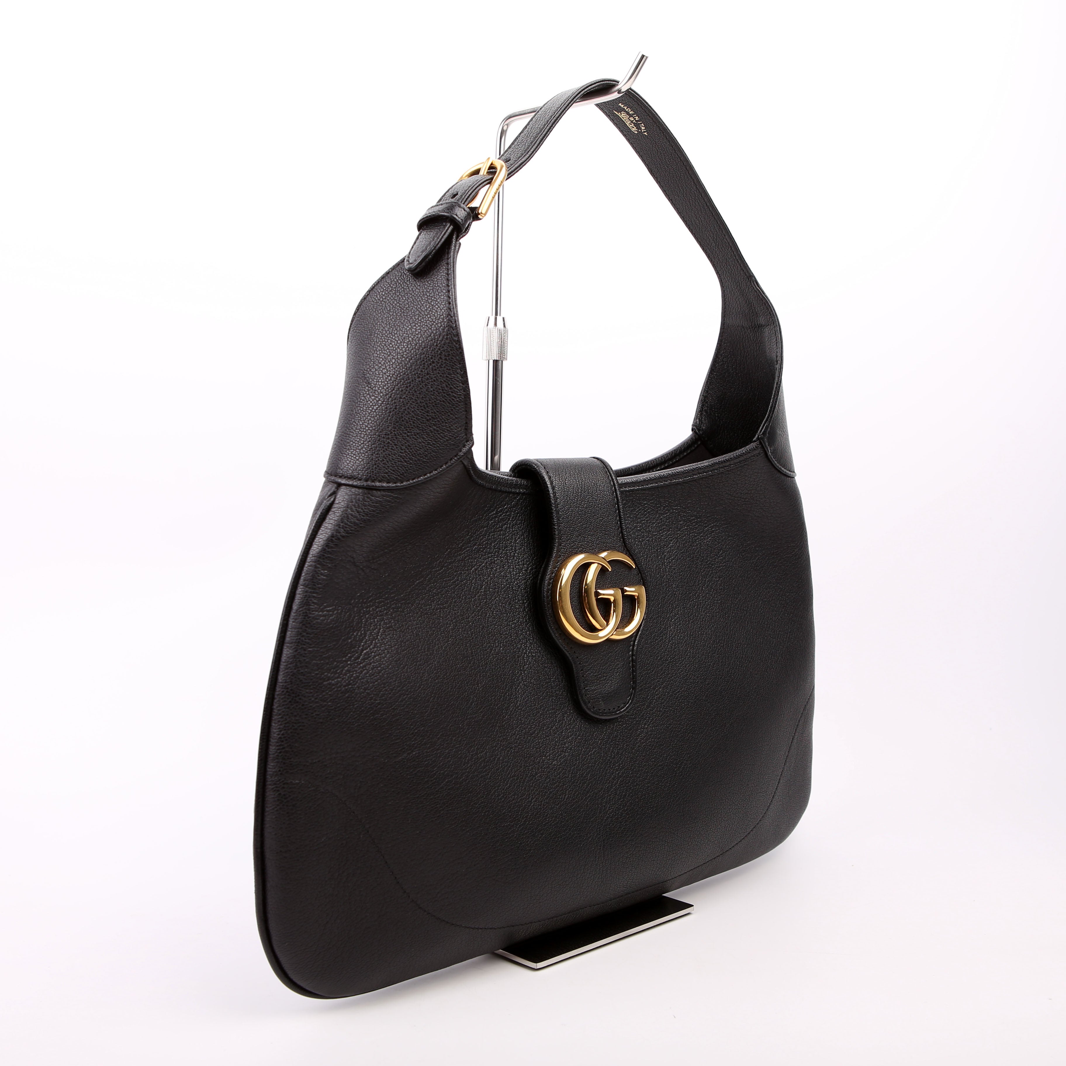 726274 Aphrodite Medium Shoulder Bag Black