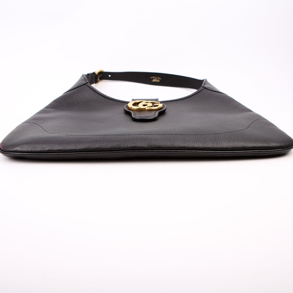 726274 Aphrodite Medium Shoulder Bag Black
