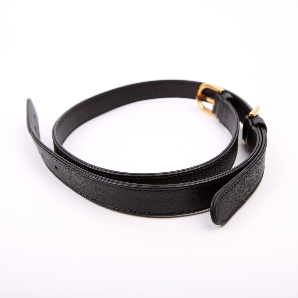 726274 Aphrodite Medium Shoulder Bag Black