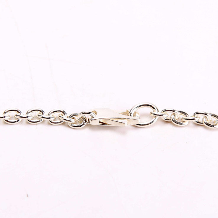G Pendant Chain Necklace 925