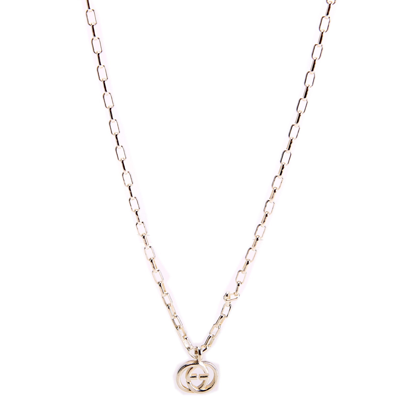 Interlocking G Chain Necklace 925