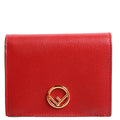 8M0387 F Is Fendi Compact Wallet Red