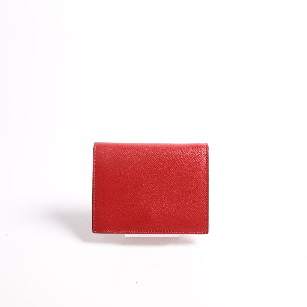 8M0387 F Is Fendi Compact Wallet Red