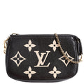 Pochette Accessories Mini Bicolor Empreinte Black/Beige