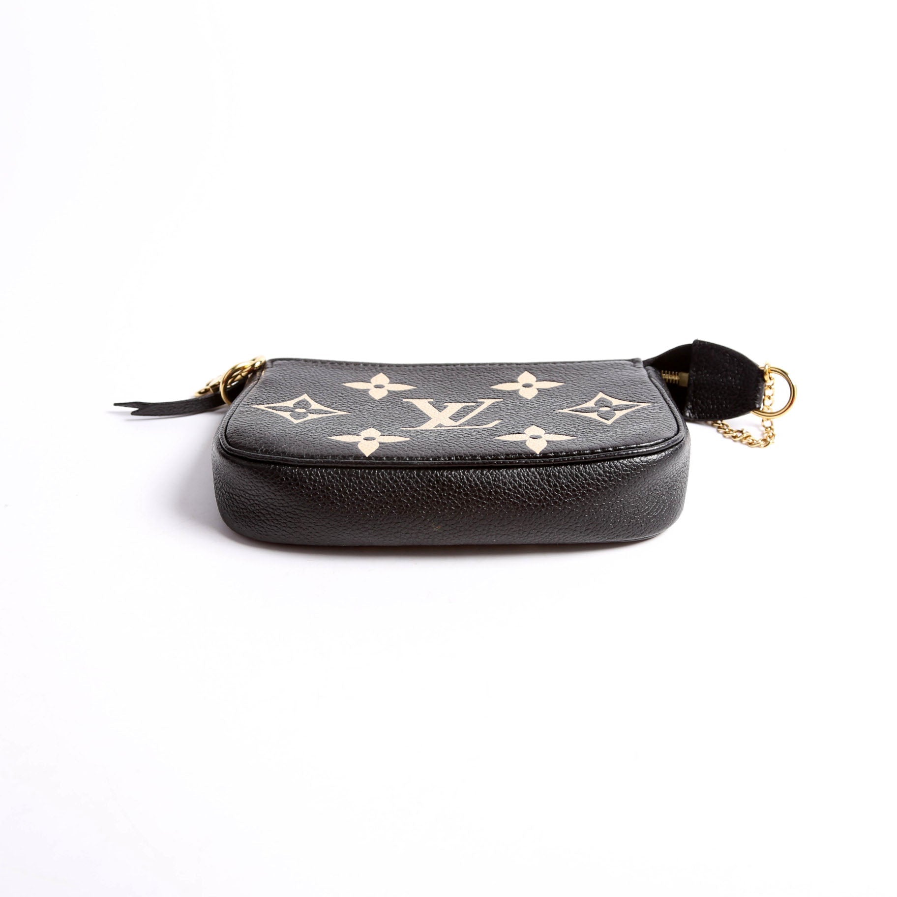 Pochette Accessories Mini Bicolor Empreinte Black/Beige