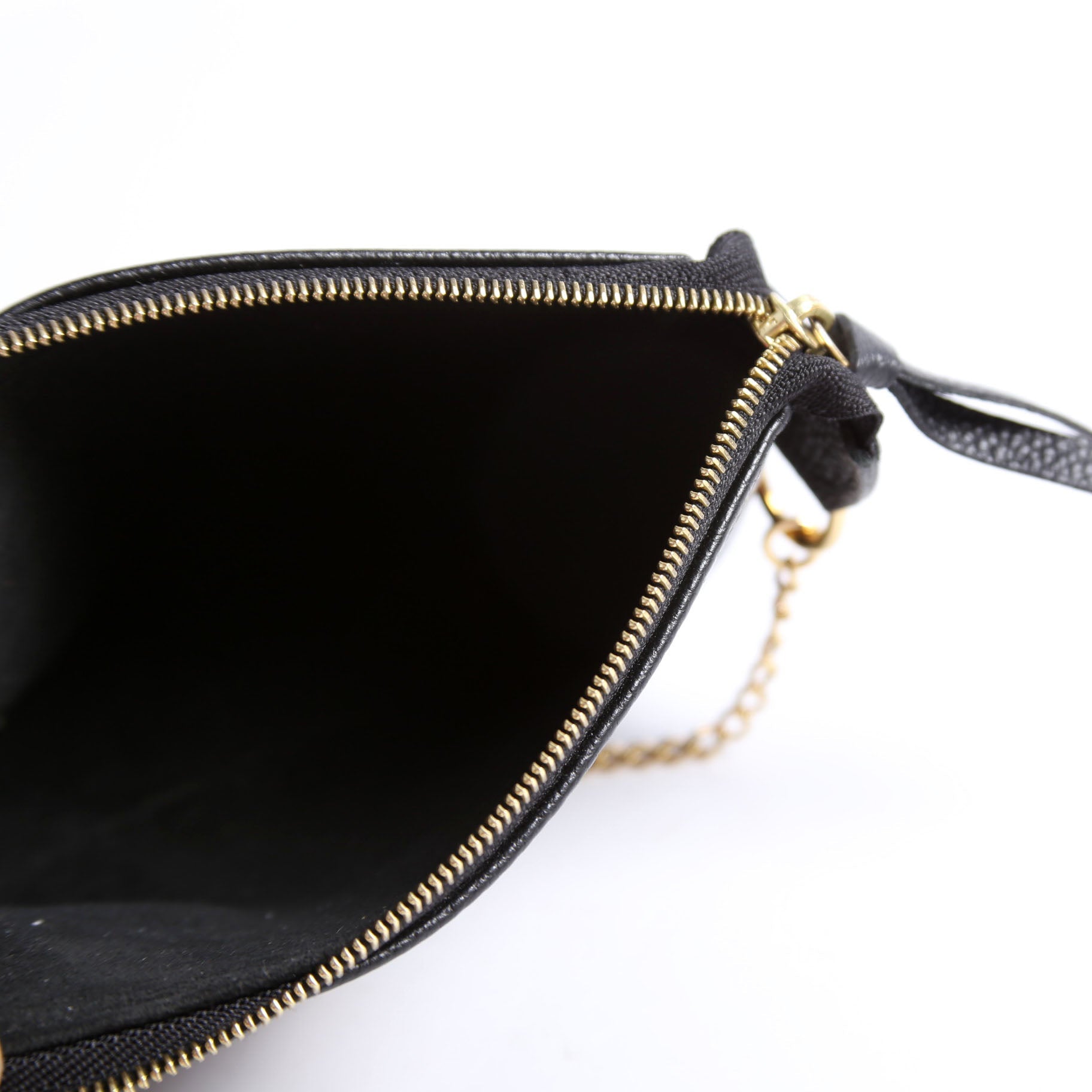 Pochette Accessories Mini Bicolor Empreinte Black/Beige