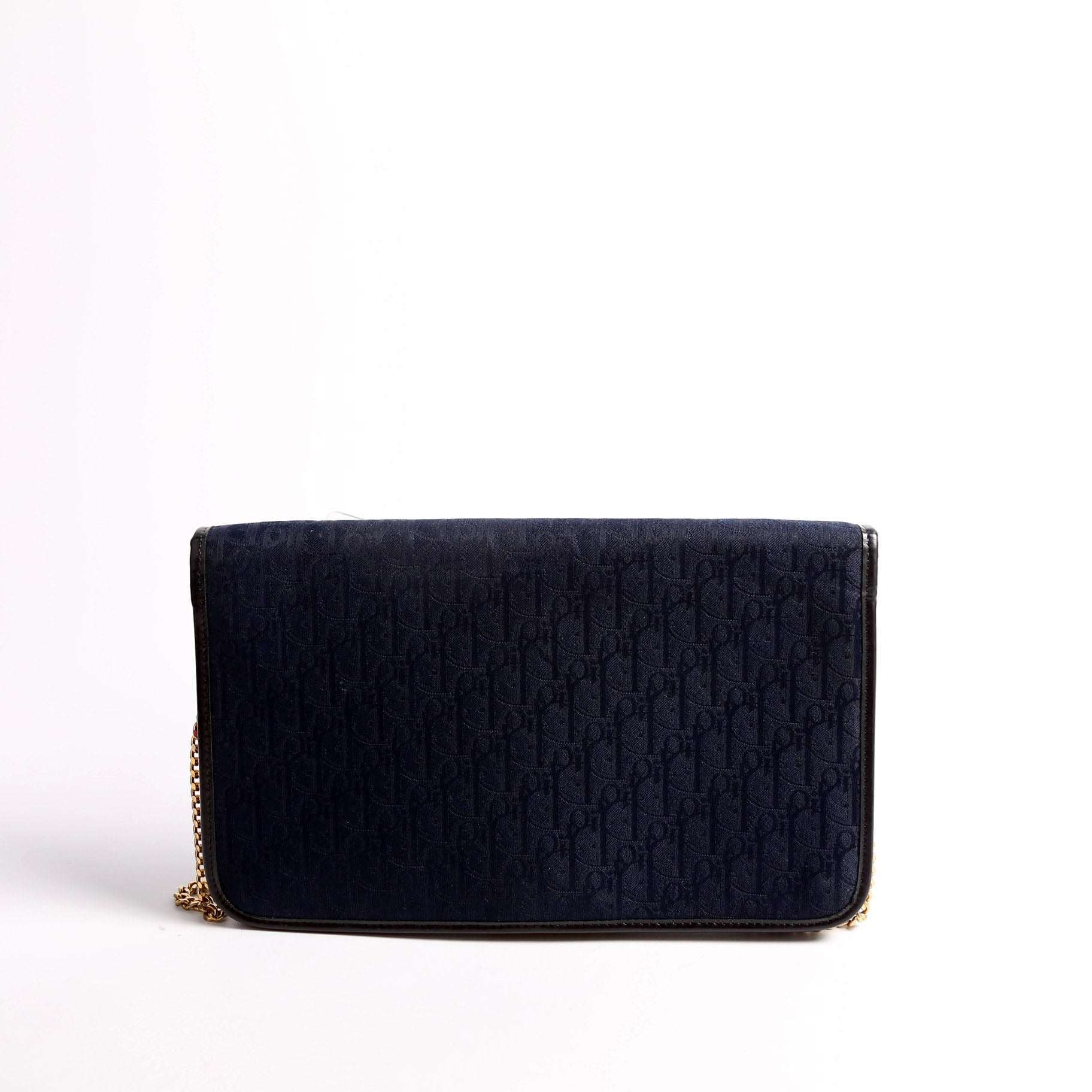 Trotter Clutch On Chain Vintage Navy