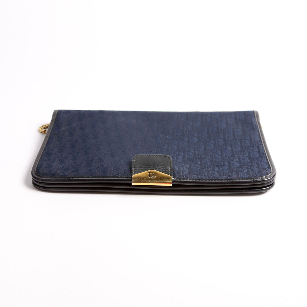 Trotter Clutch On Chain Vintage Navy