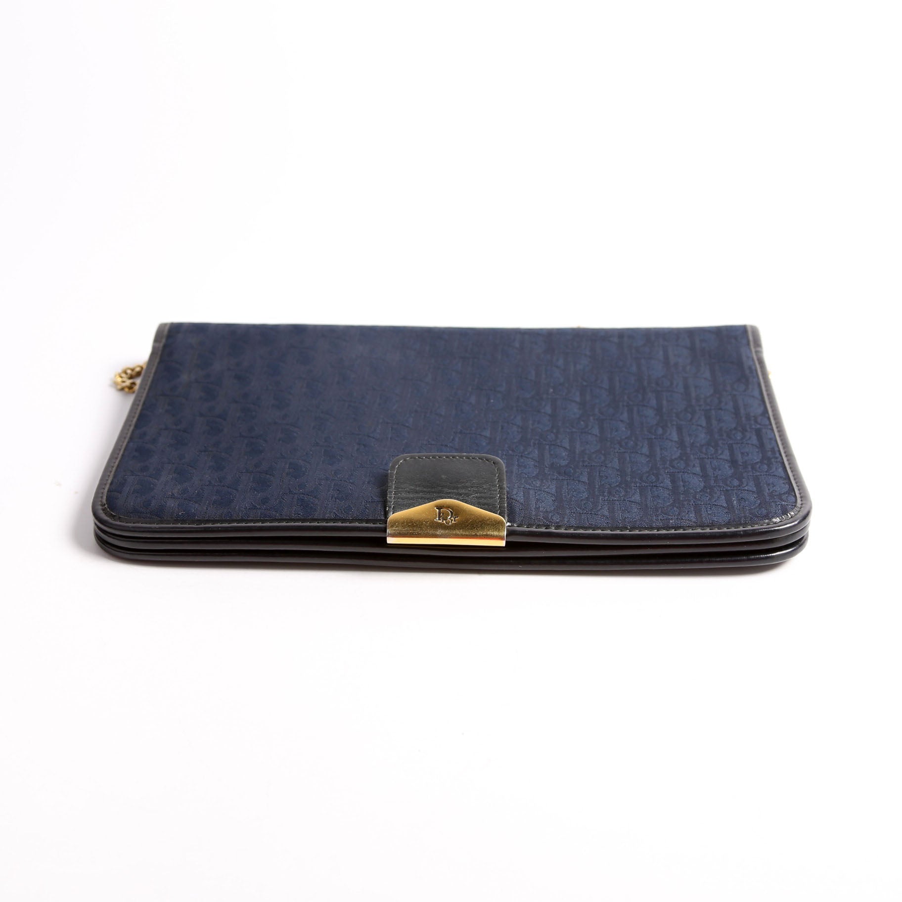 Trotter Clutch On Chain Vintage Navy