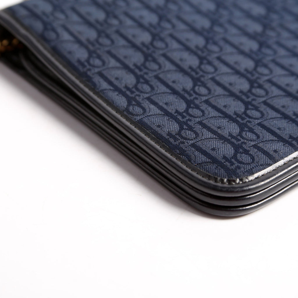 Trotter Clutch On Chain Vintage Navy