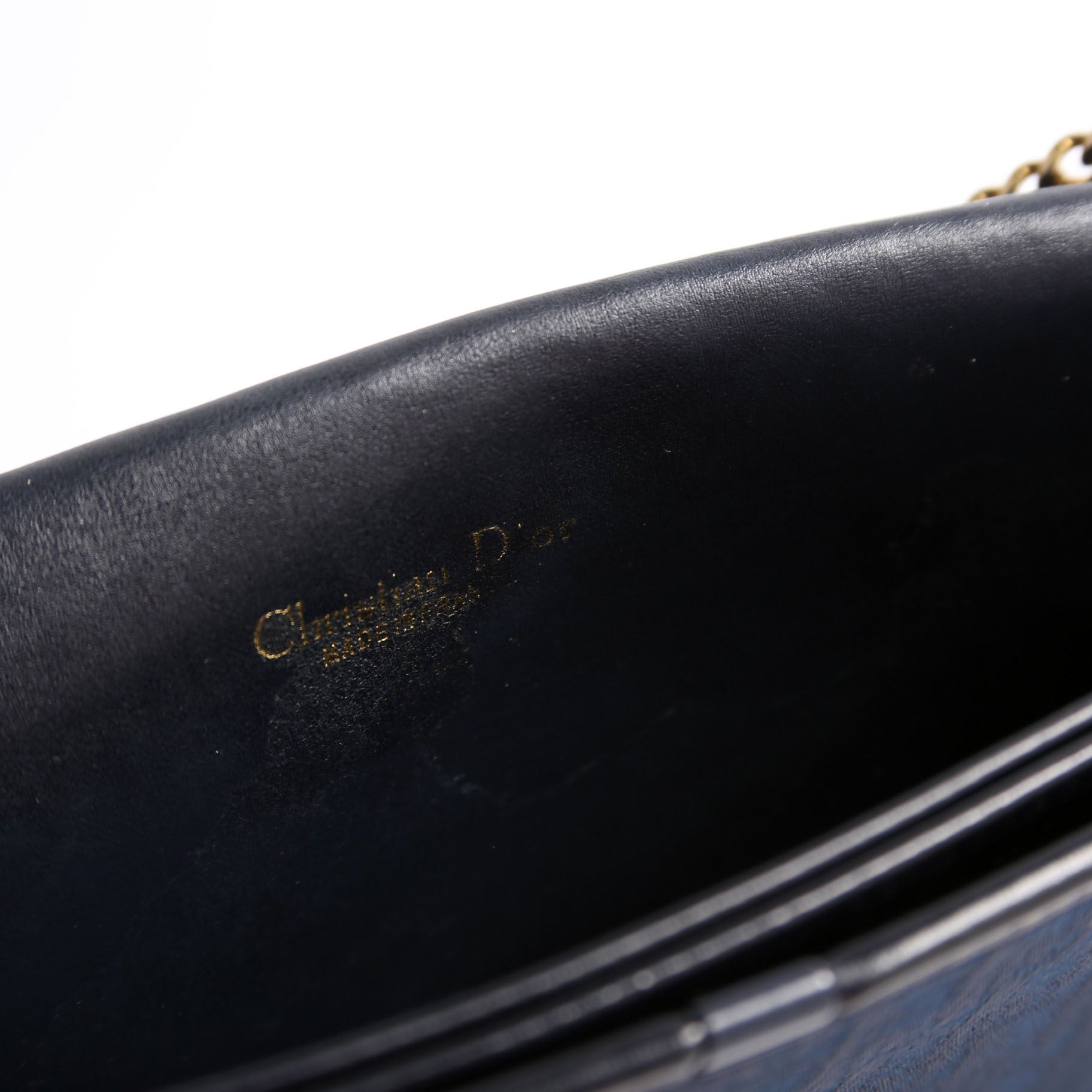 Trotter Clutch On Chain Vintage Navy