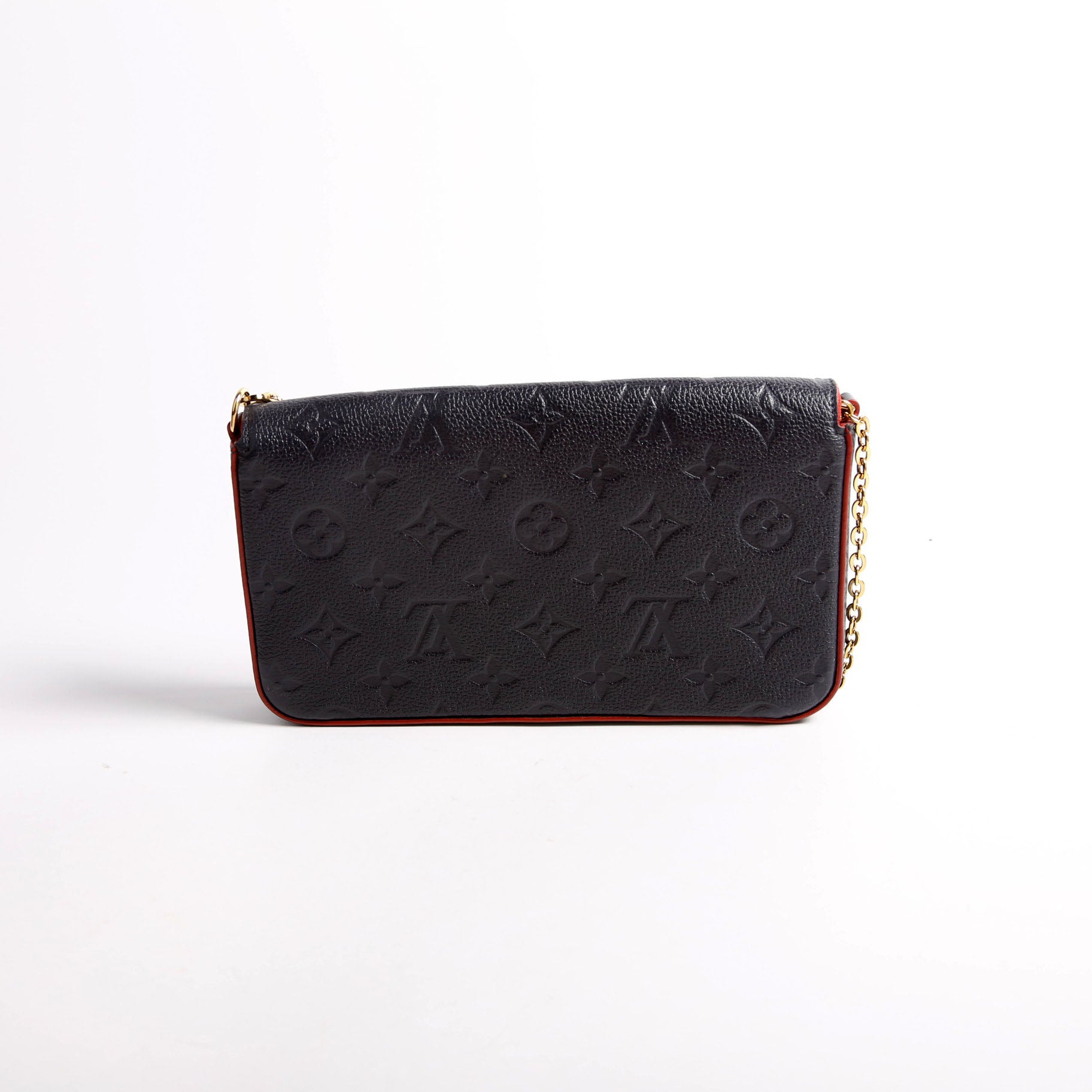Pochette Felicie Empreinte Navy