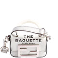 7AS136 X Marc Jacobs Nano Baguette Maxi Buckle White/Black