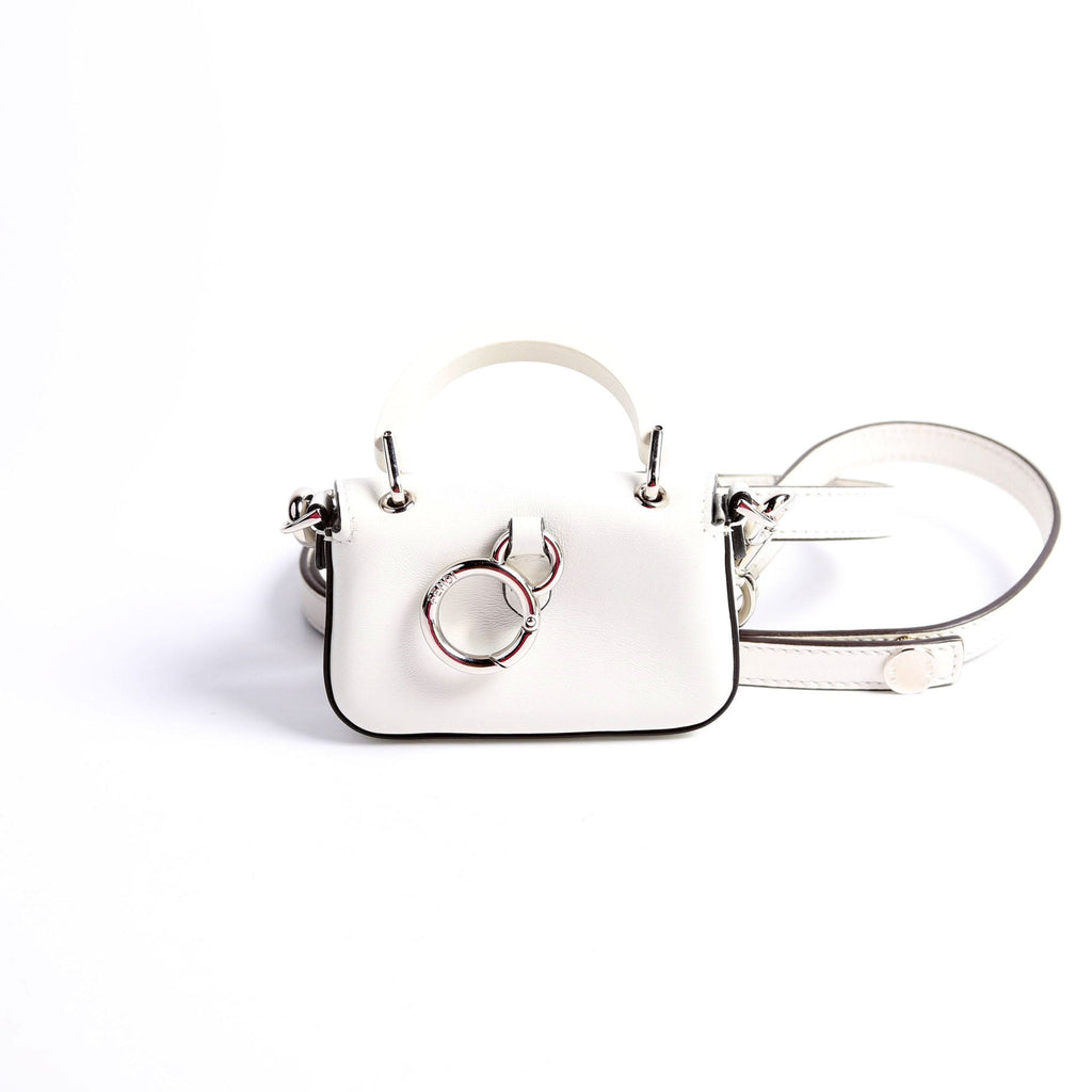 7AS136 X Marc Jacobs Nano Baguette Maxi Buckle White/Black