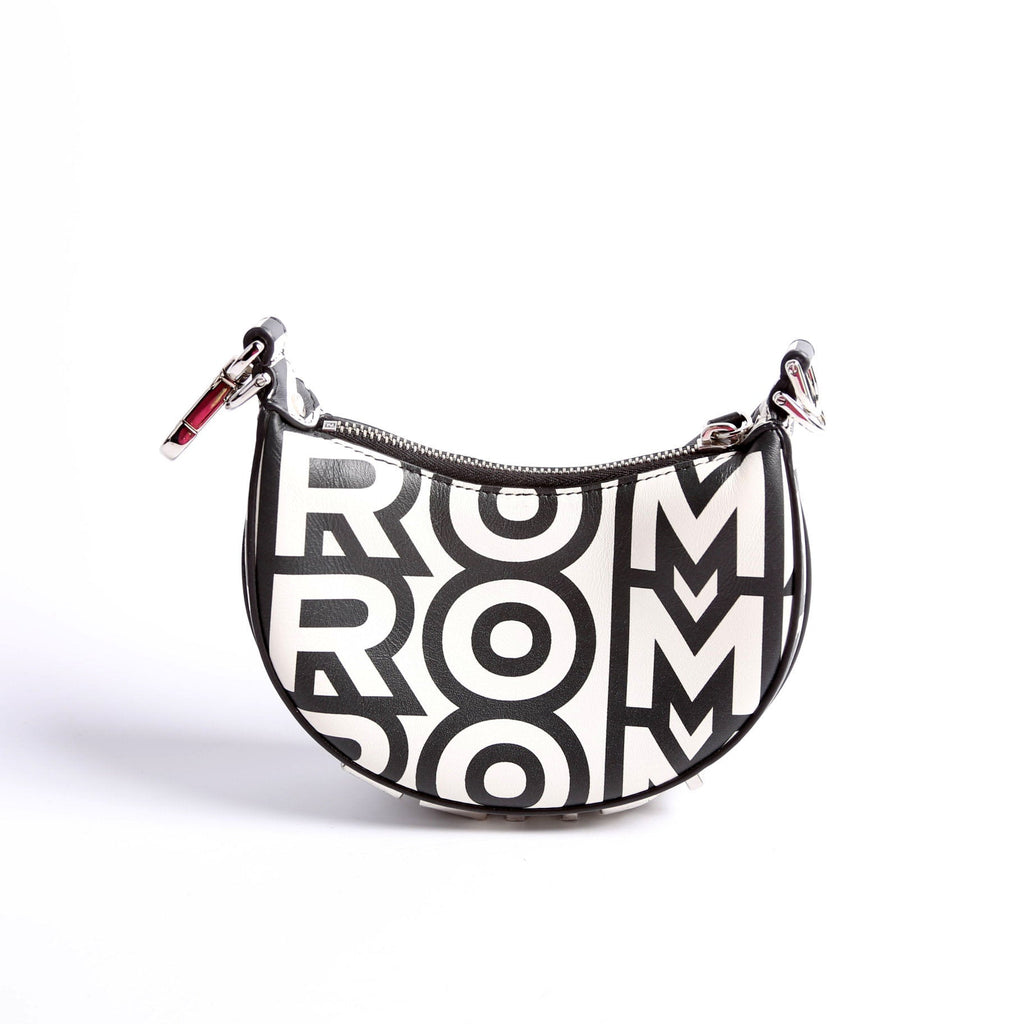Fendi 7AS089 X Marc Jacobs Nano Fendigraphy Charm Black/White