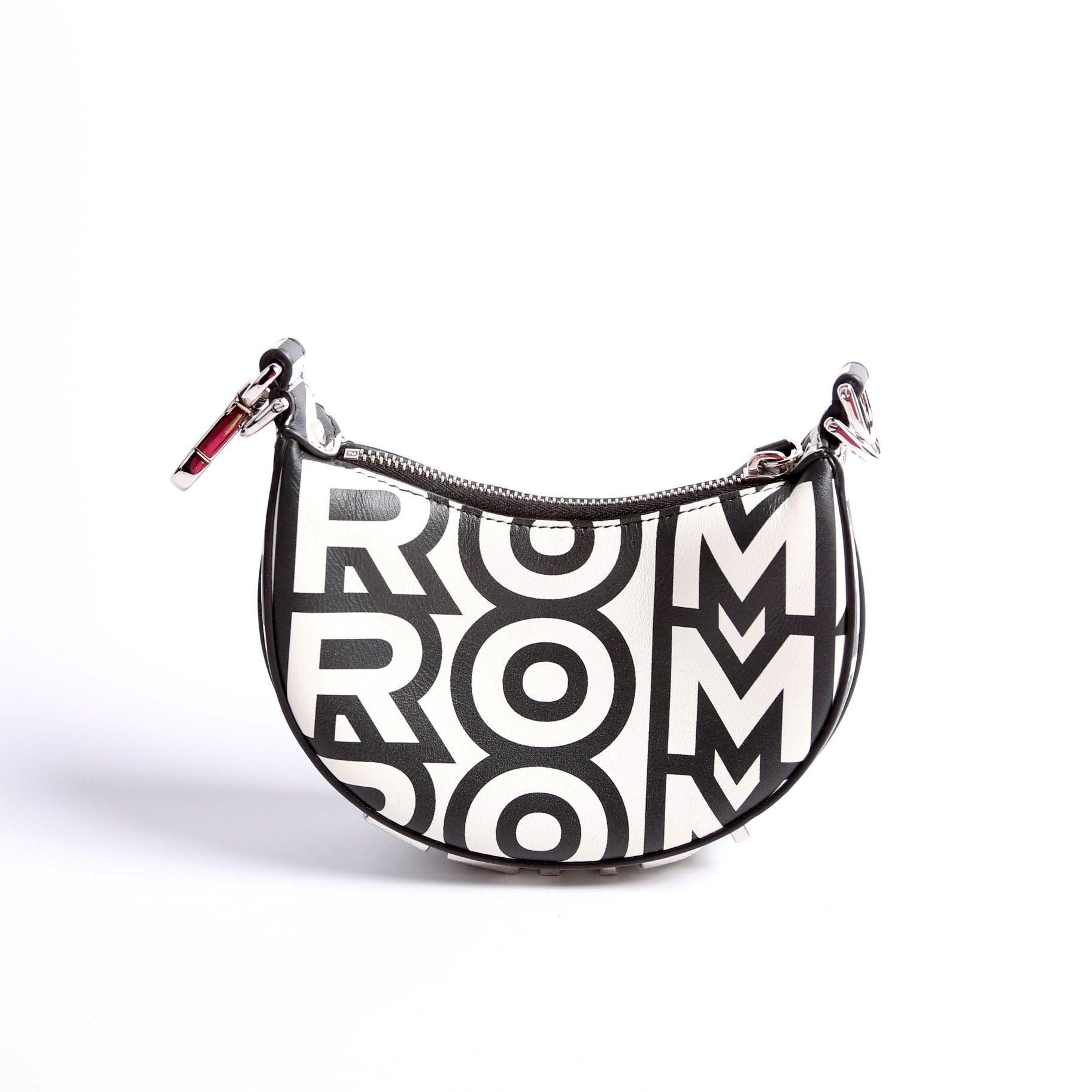 Fendi 7AS089 X Marc Jacobs Nano Fendigraphy Charm Black/White