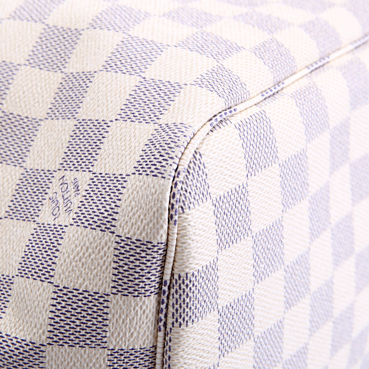 Neverfull With Wallet MM Damier Azur Pink