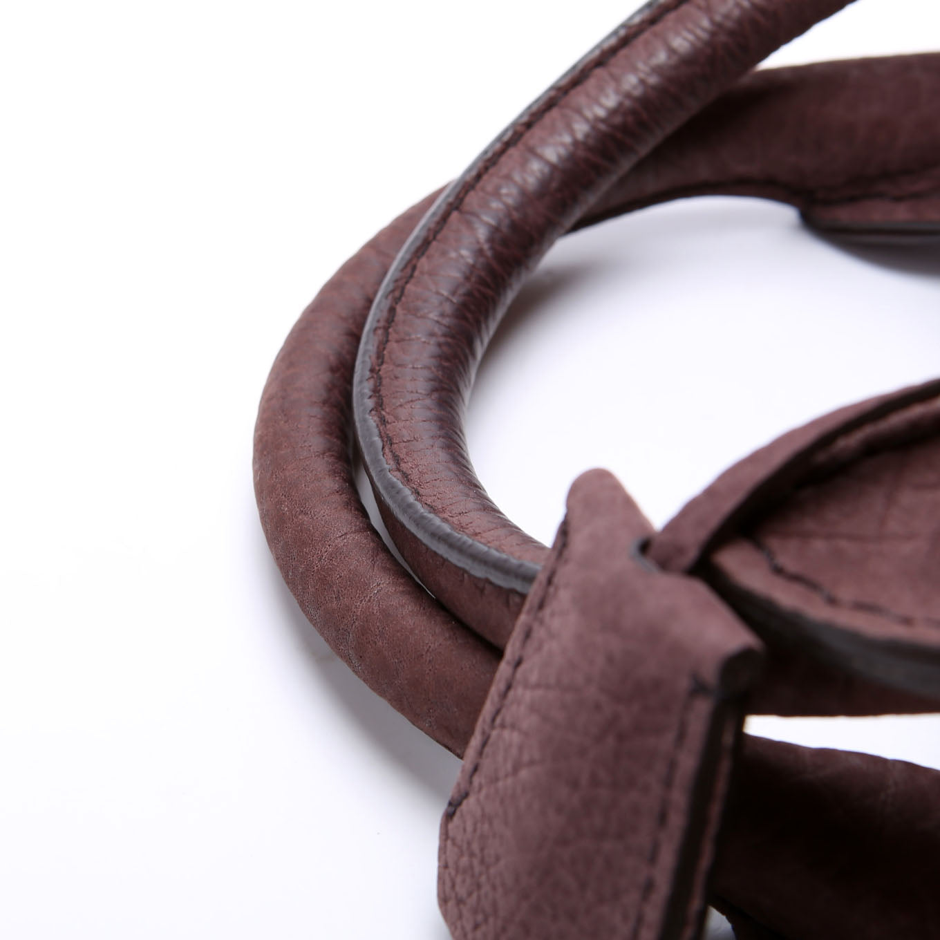 Pebbled Suede Boston Bag