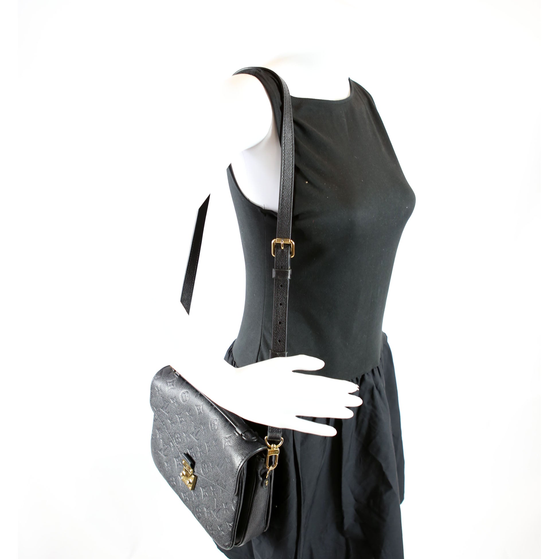 Pochette Metis Empreinte Black