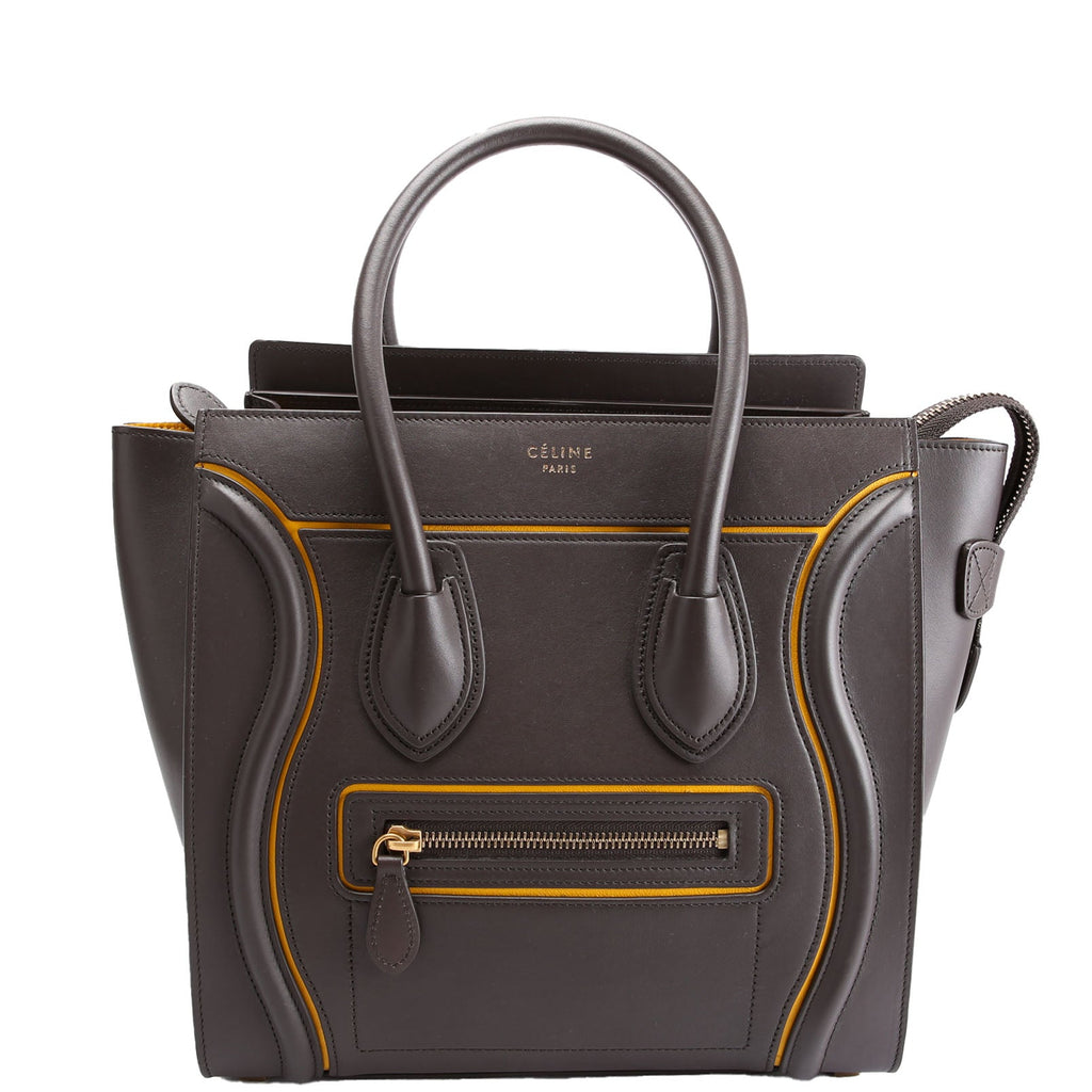 Luggage Micro Brown/Yellow