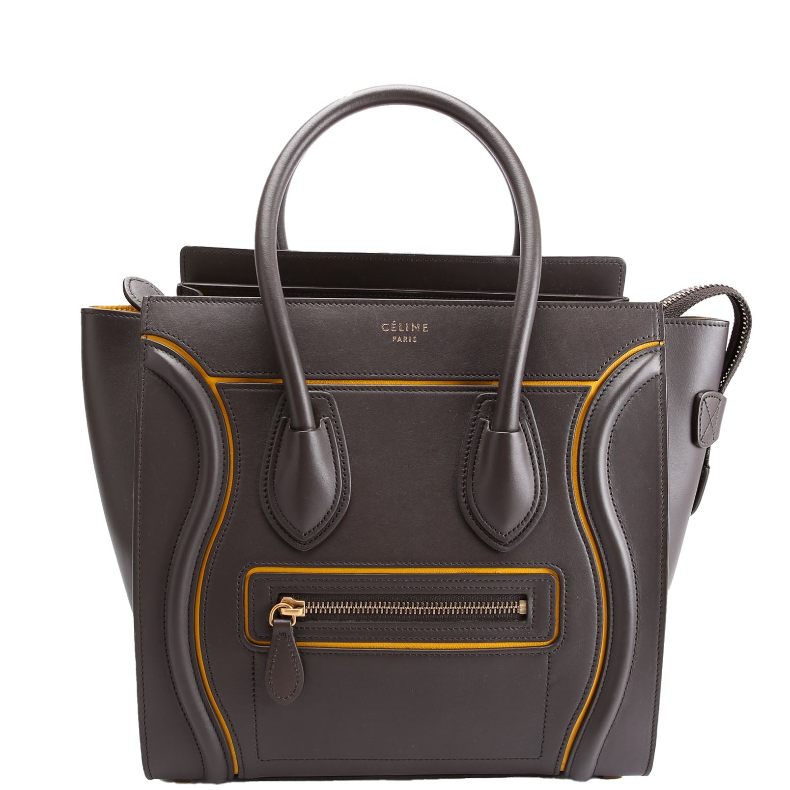 Luggage Micro Brown/Yellow