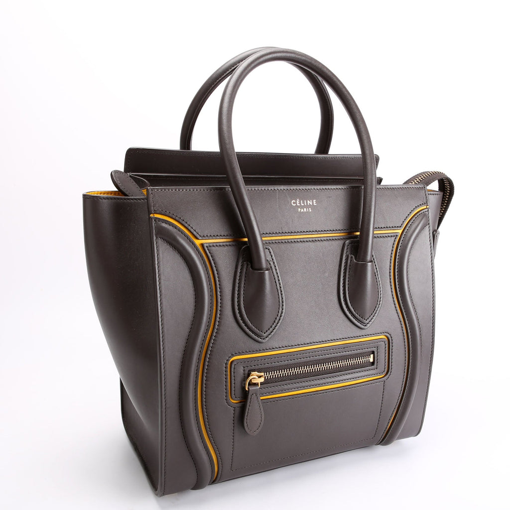 Luggage Micro Brown/Yellow