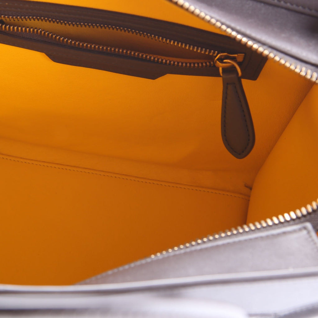 Luggage Micro Brown/Yellow
