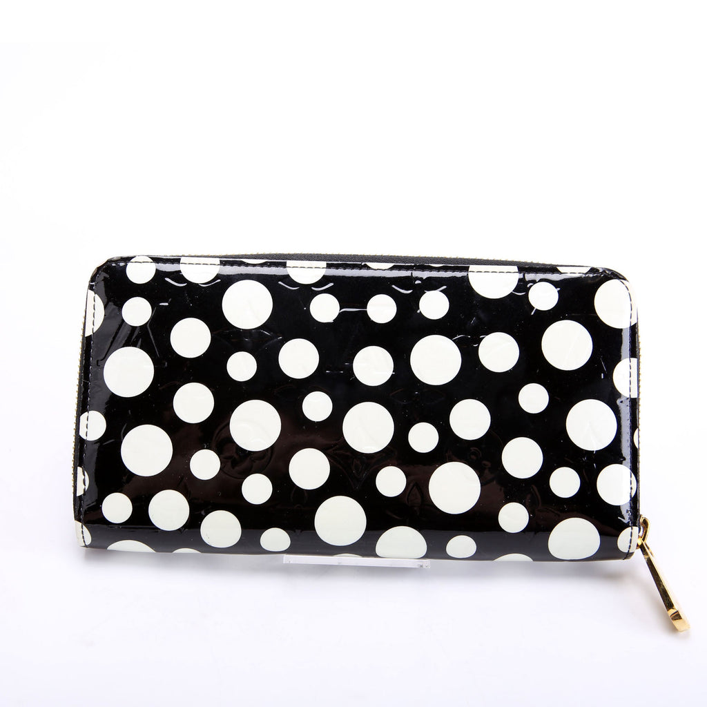 Zippy Wallet YK Infinity Dots Vernis Black/White