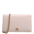 Gucci 497985 Marmont Mini Chain Bag Beige/Yellow
