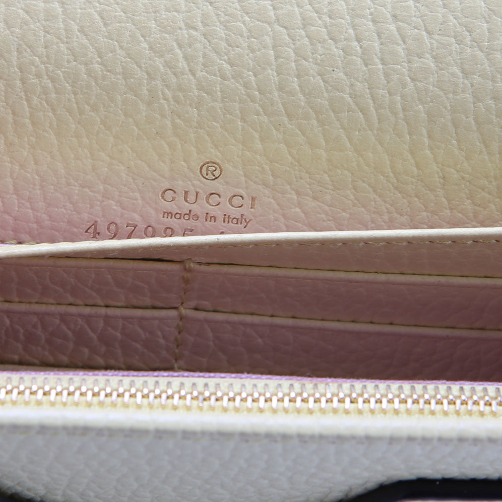 Gucci 497985 Marmont Mini Chain Bag Beige/Yellow