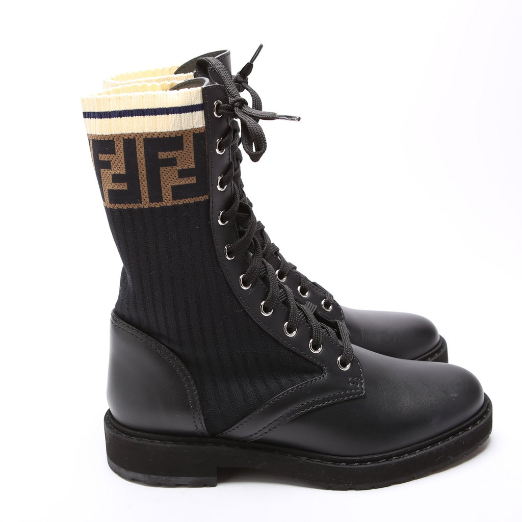 Rockoko Combat Boots Size 37 Black
