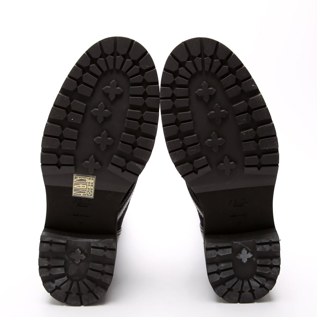 Rockoko Combat Boots Size 37 Black
