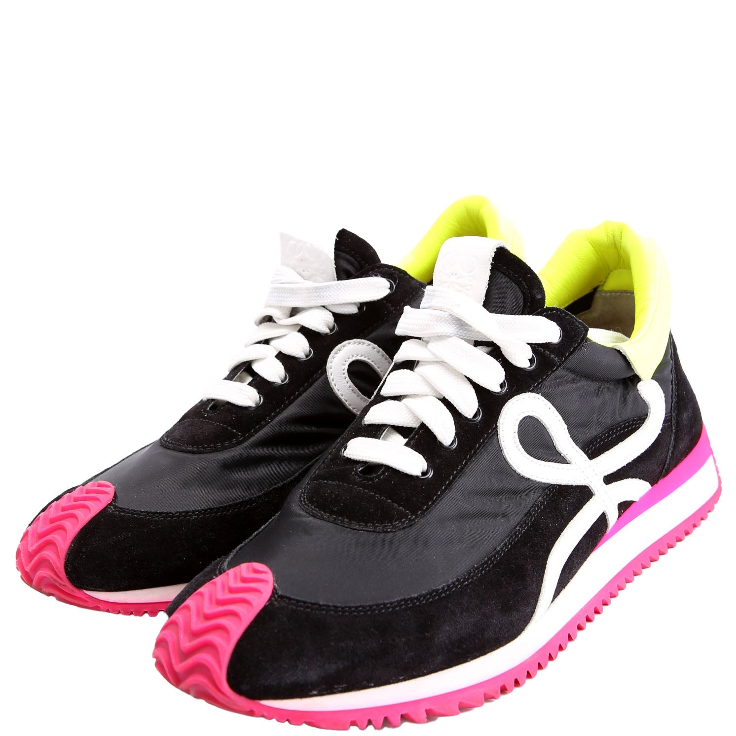 Flow Runner Mesh/Suede Sneakers Size 38