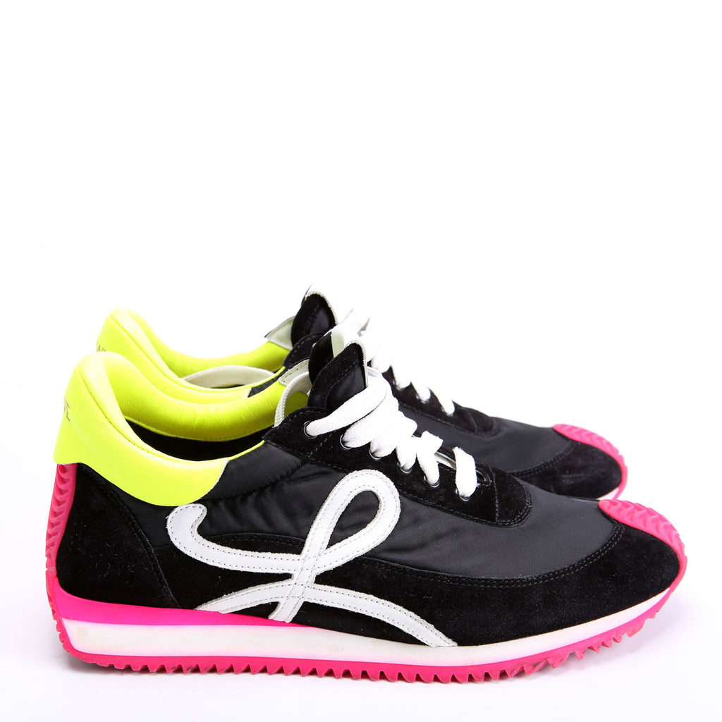 Flow Runner Mesh/Suede Sneakers Size 38