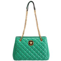 Medusa Icon Small Chain Tote Green