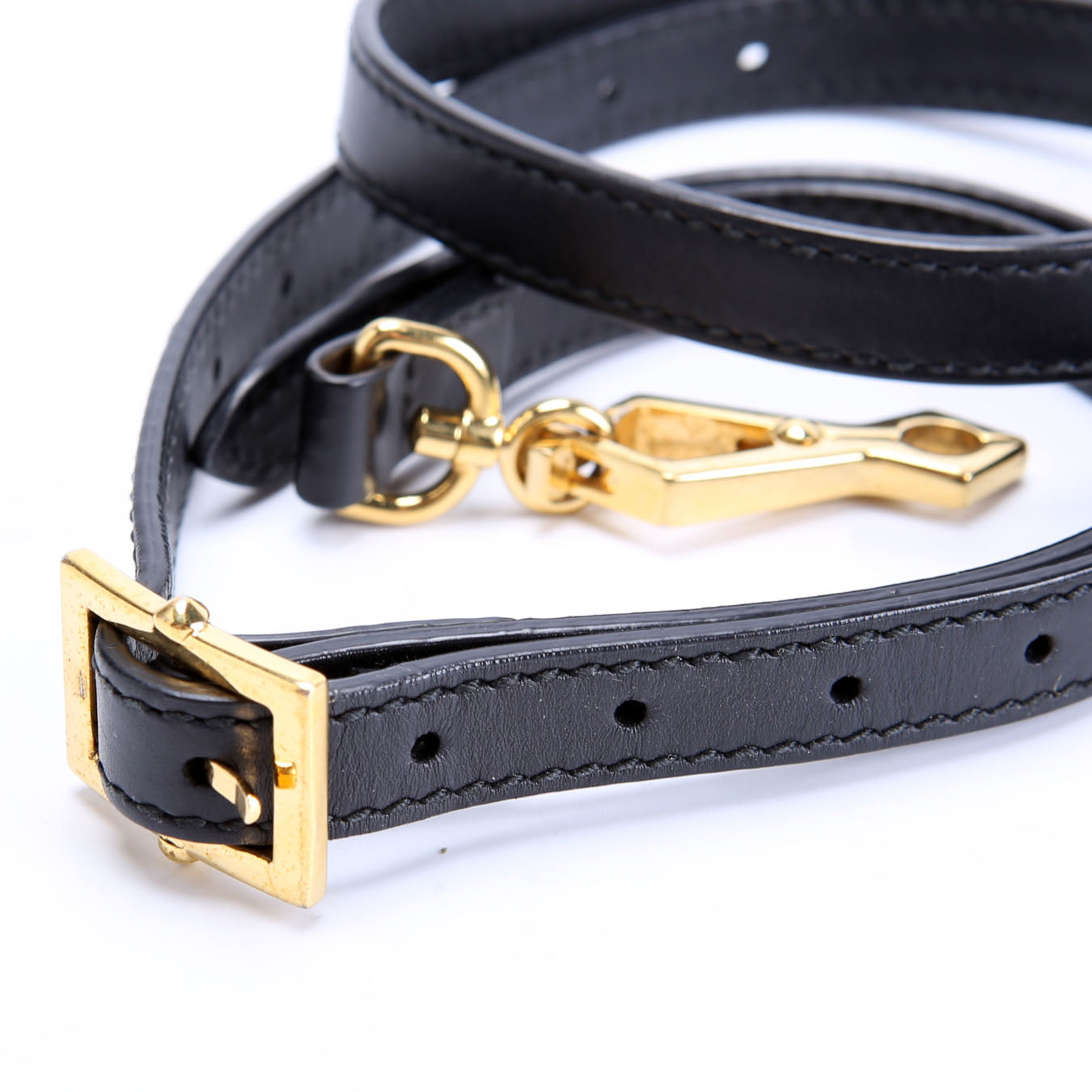 Gucci 15MM Calfskin Adjustable Strap Black