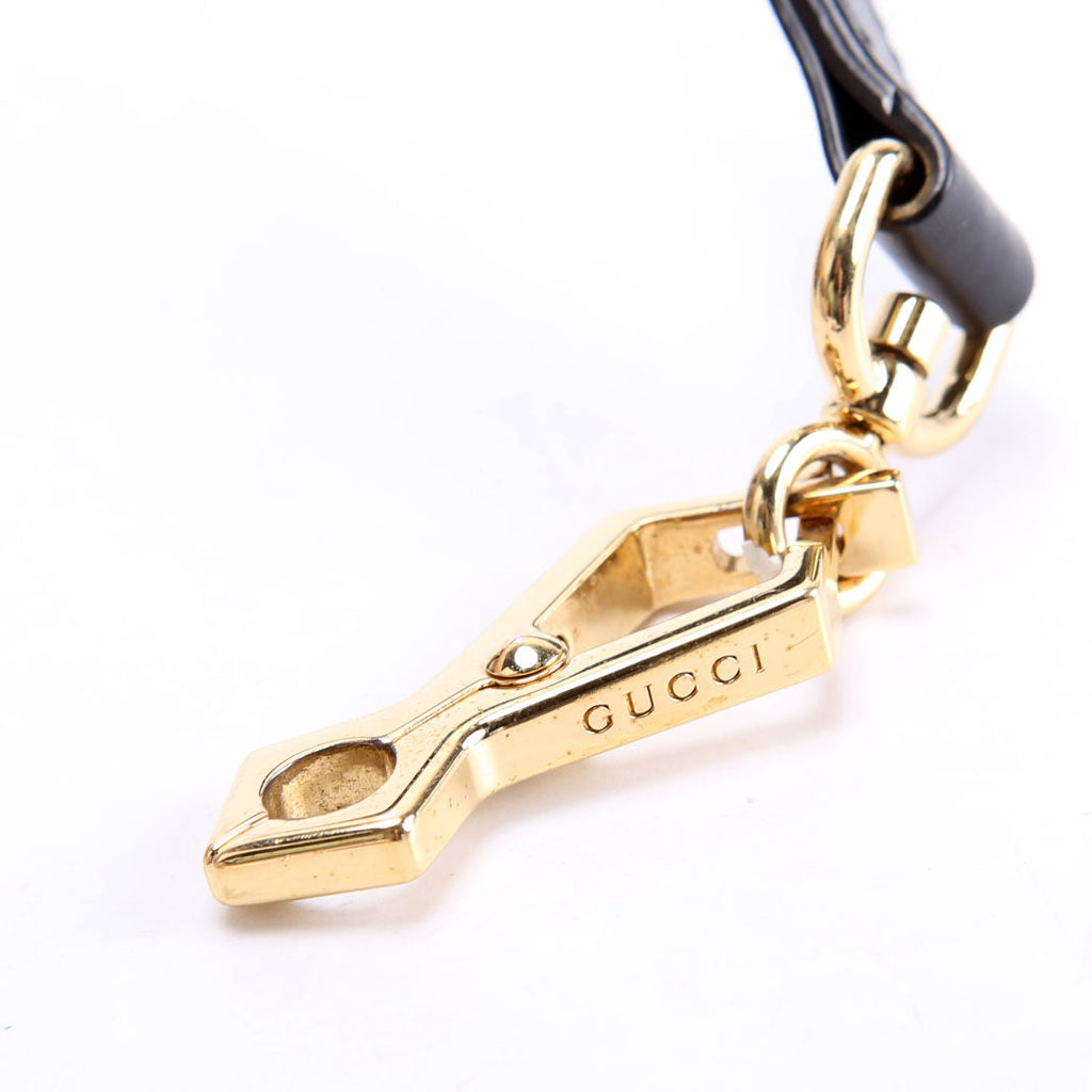 Gucci 15MM Calfskin Adjustable Strap Black