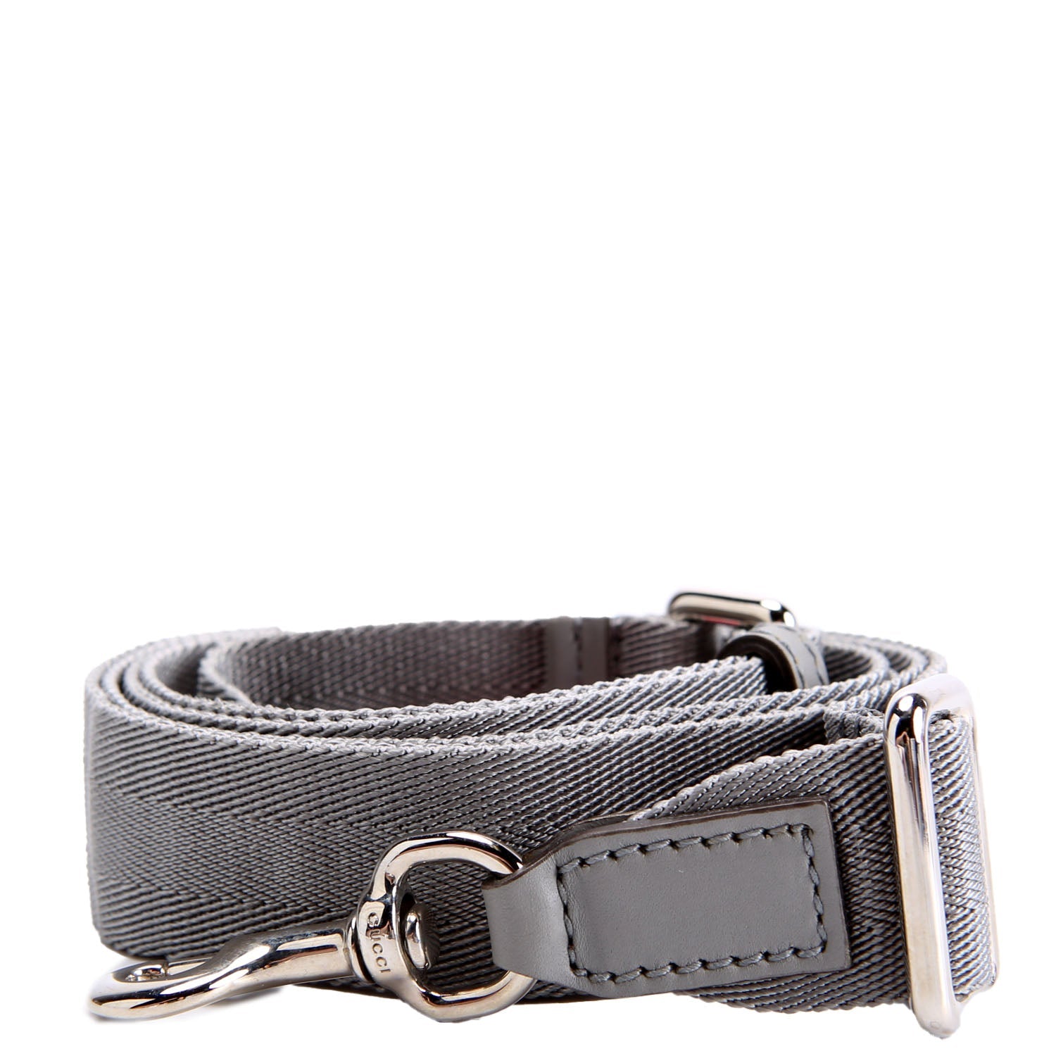Gucci 30MM Canvas Adjustable Strap Grey