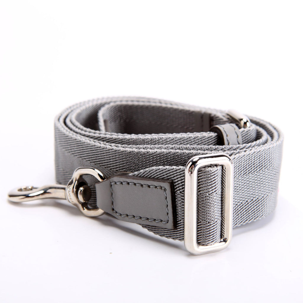 Gucci 30MM Canvas Adjustable Strap Grey