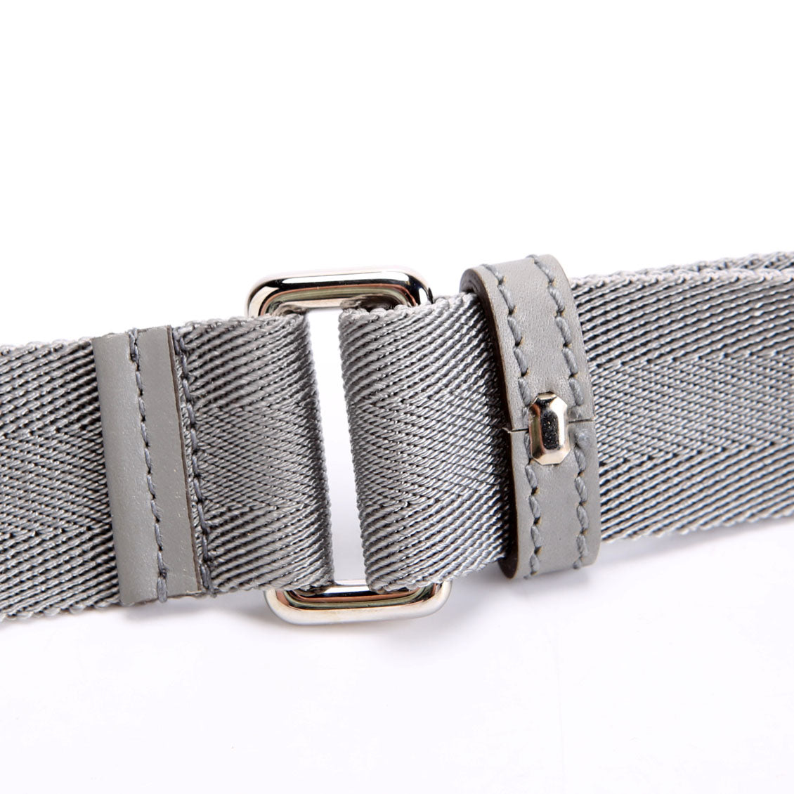 Gucci 30MM Canvas Adjustable Strap Grey