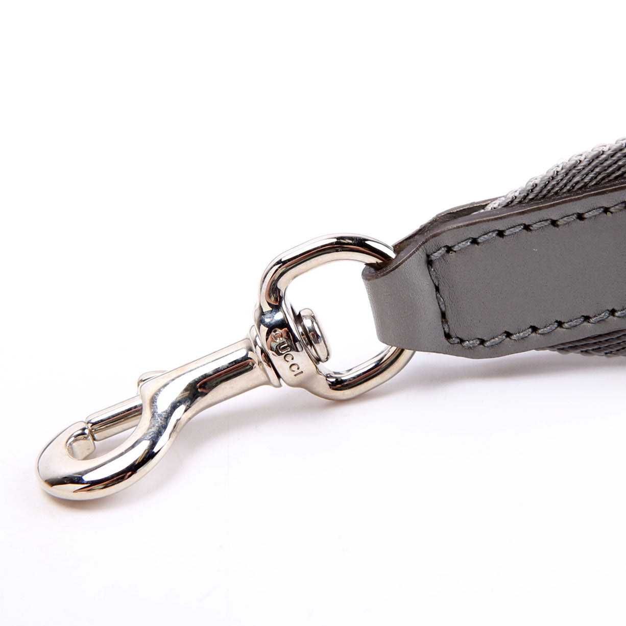 Gucci 30MM Canvas Adjustable Strap Grey