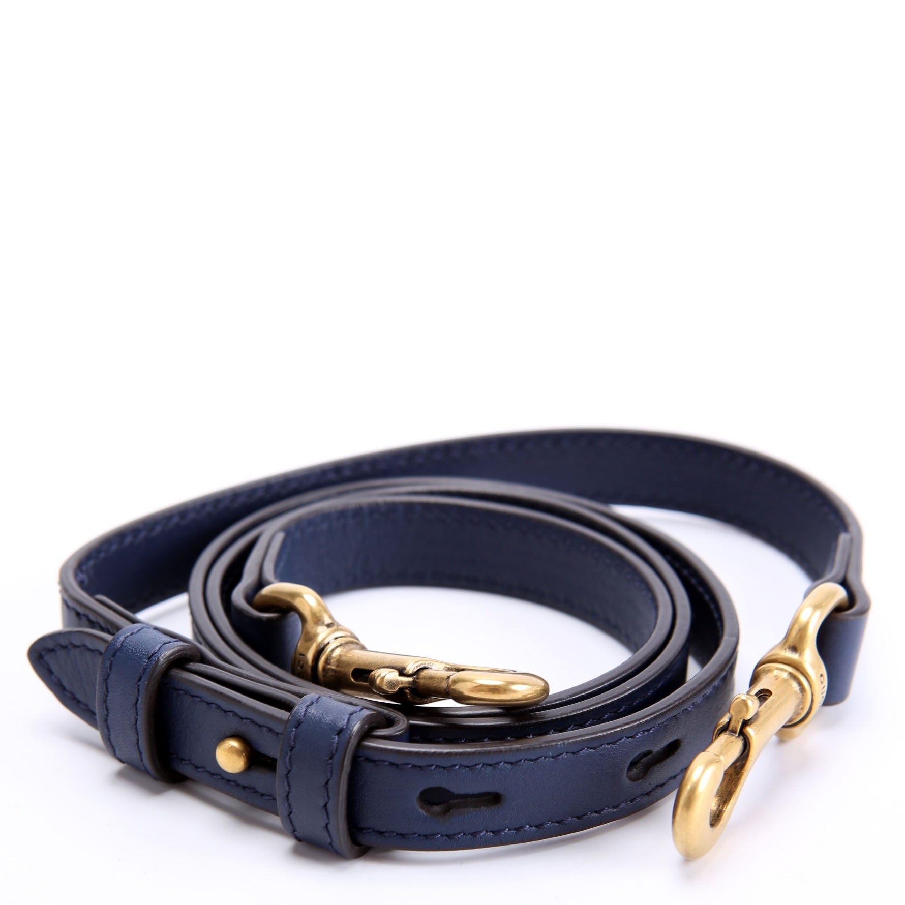 15MM Calfskin Adjustable Strap Navy