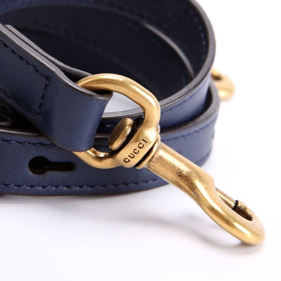 15MM Calfskin Adjustable Strap Navy