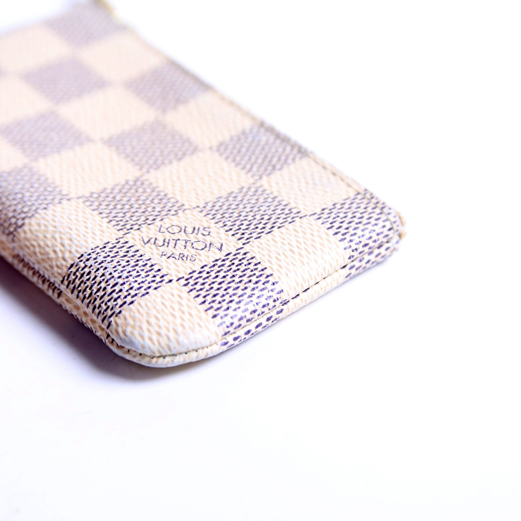 Pochette Cles Damier Azur