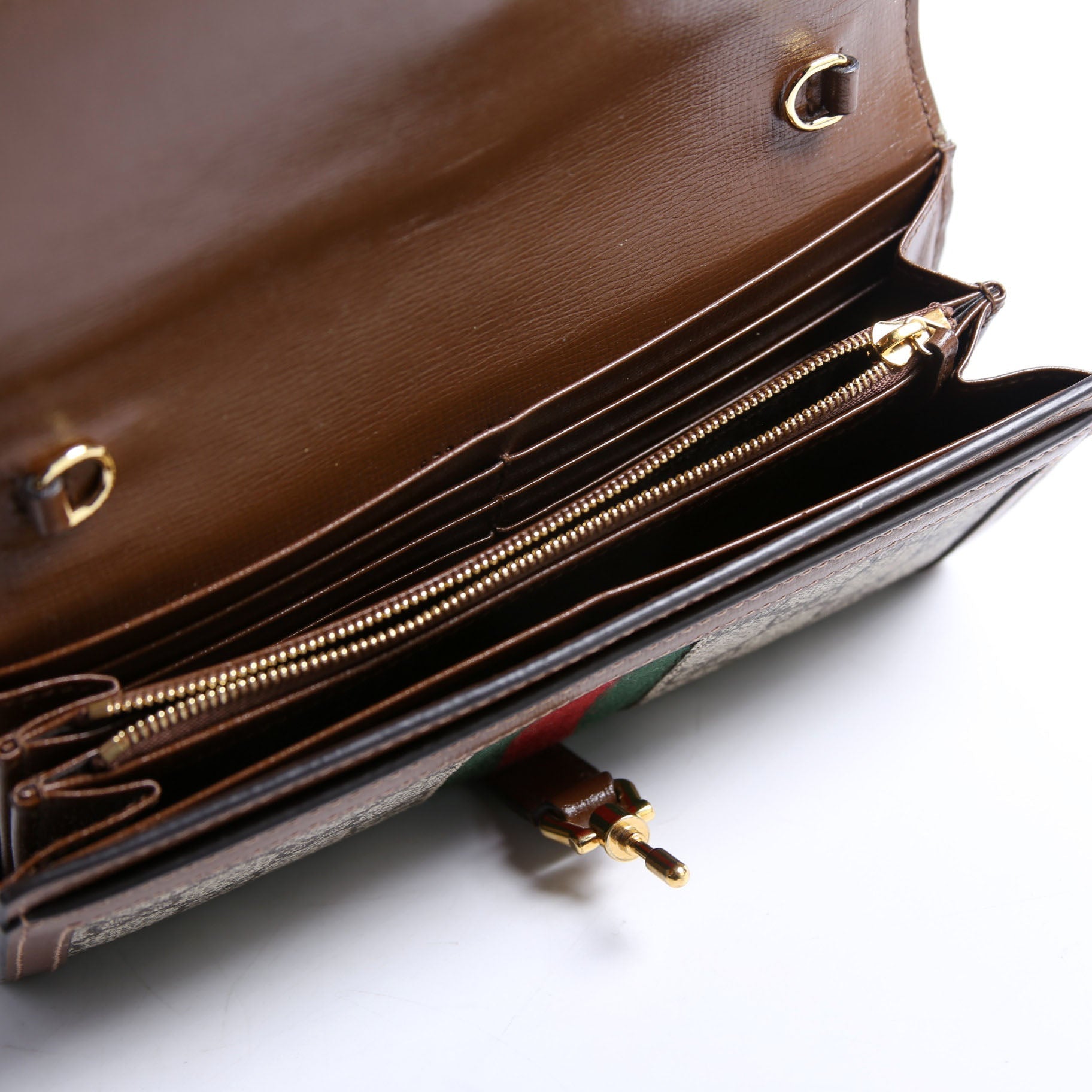 652681 Jackie 1961 Chain Wallet Brown